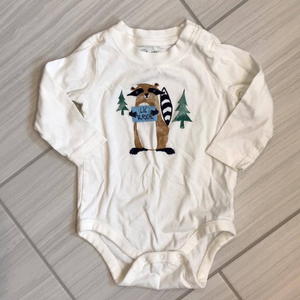Gap long sleeved bodysuit 12-18 mo